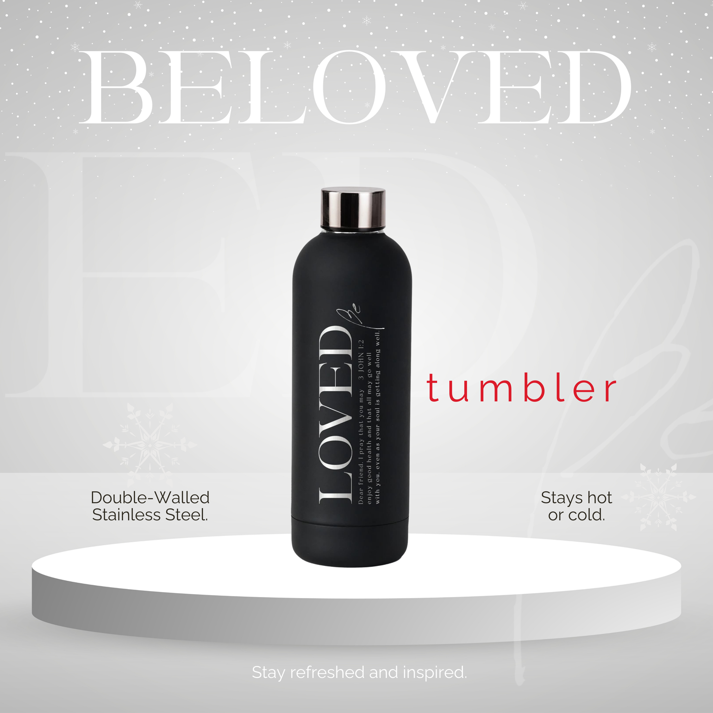 Beloved Tumbler - Beloved 1 Designs