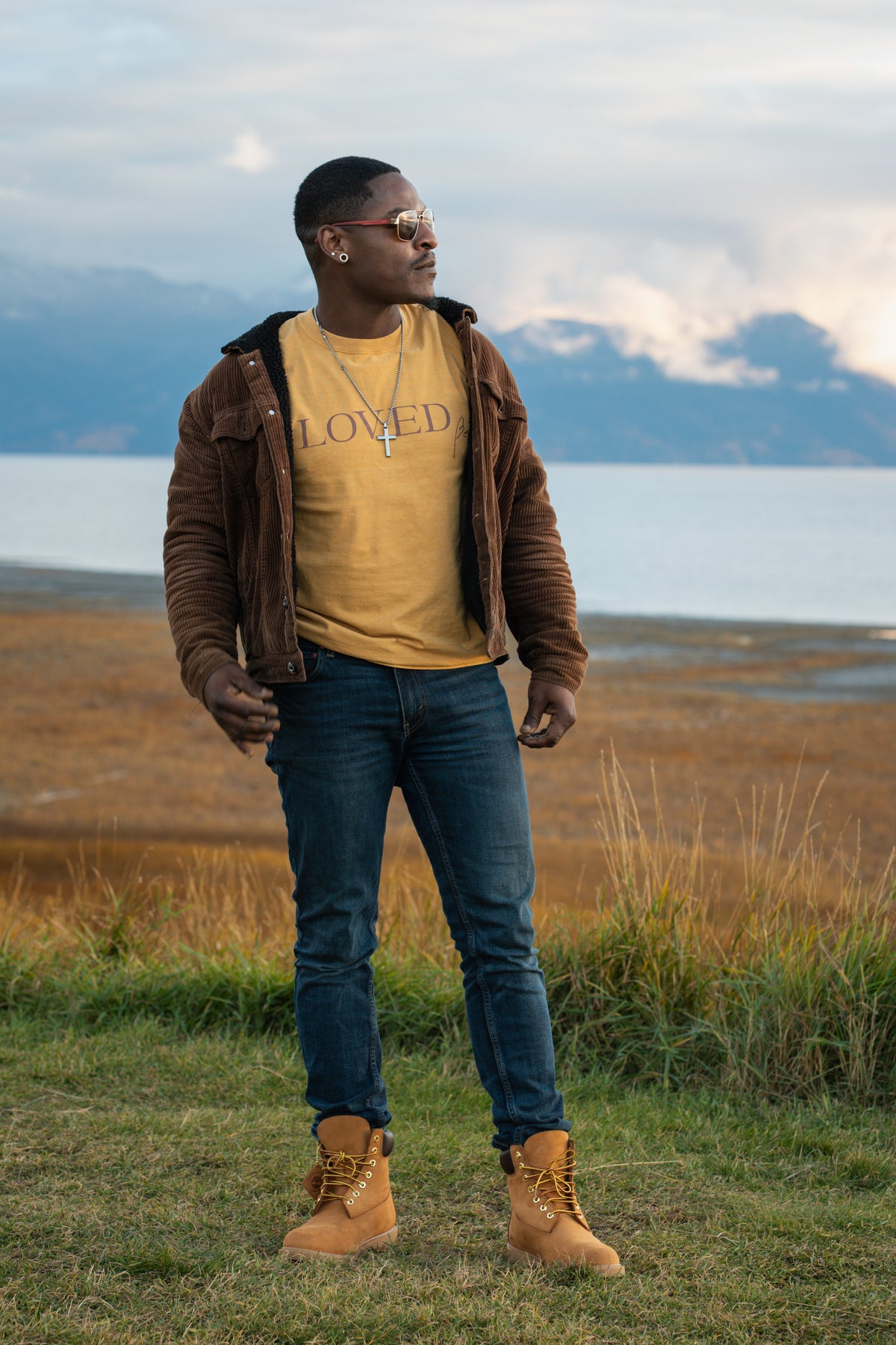 The Elevated Tee — Mustard