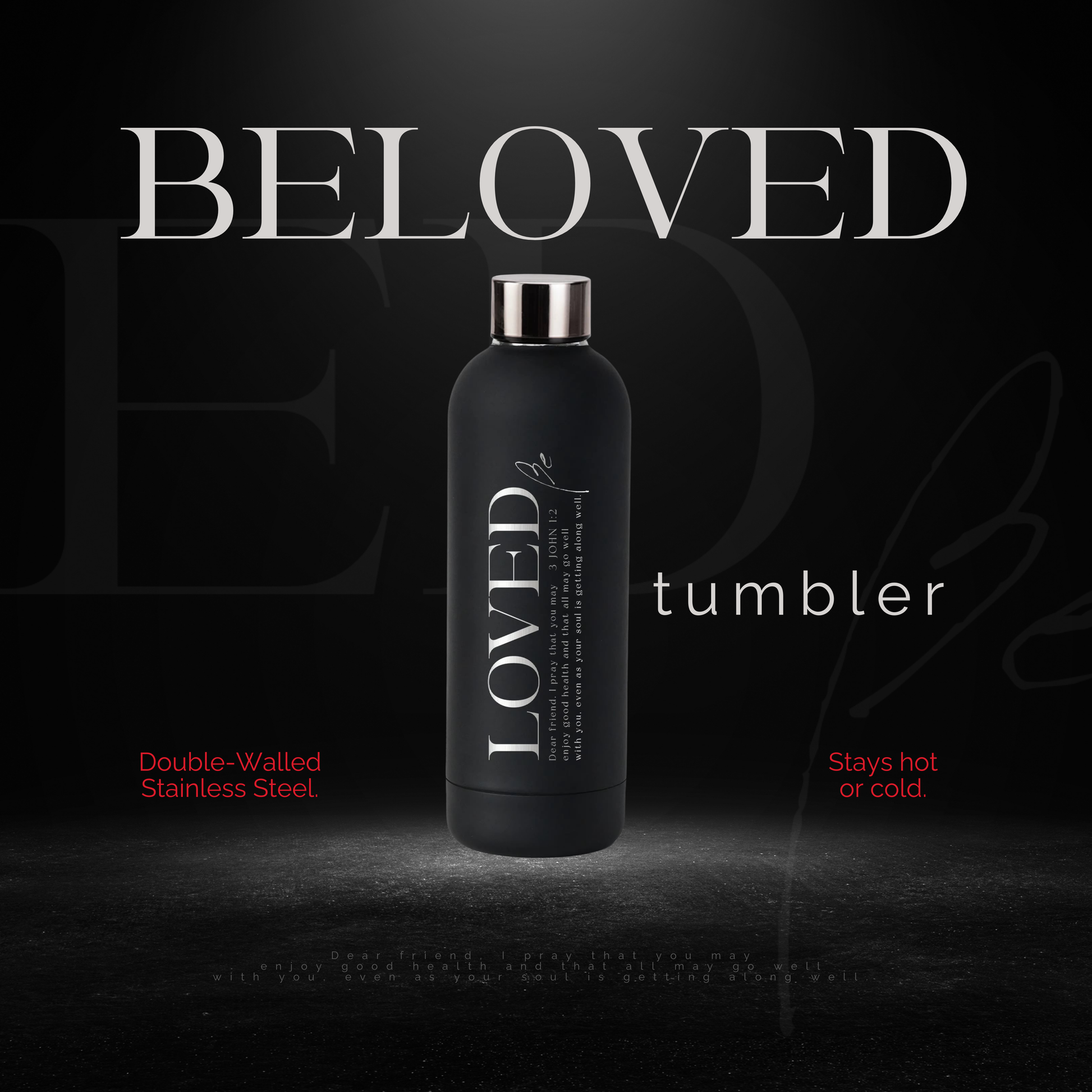 Beloved Tumbler - Beloved 1 Designs