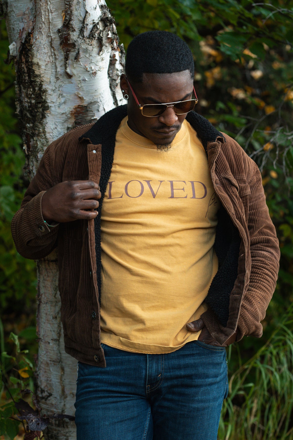 The Elevated Tee — Mustard - Beloved 1 Designs