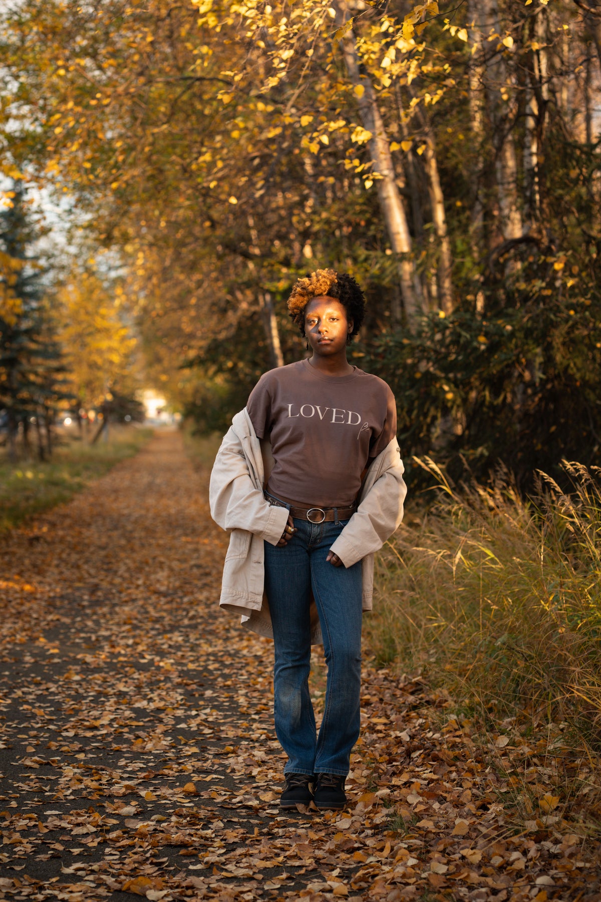 The Elevated Tee — Brown