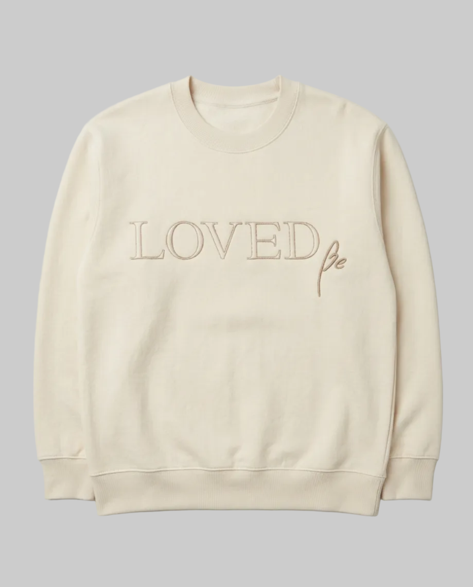 The Essential Crewneck – Ivory - Beloved 1 Designs