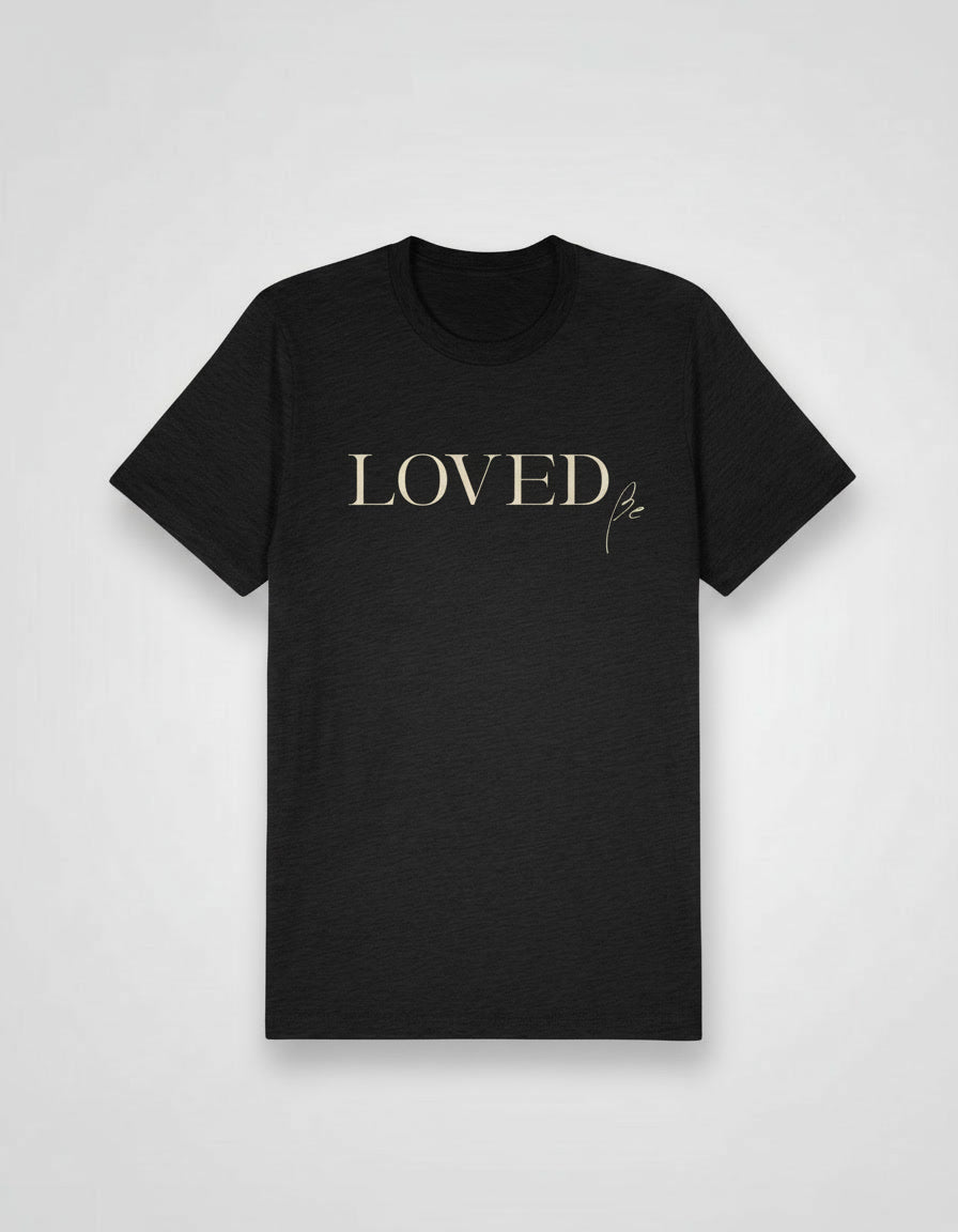 BELOVED Black Tee - Beloved 1 Designs